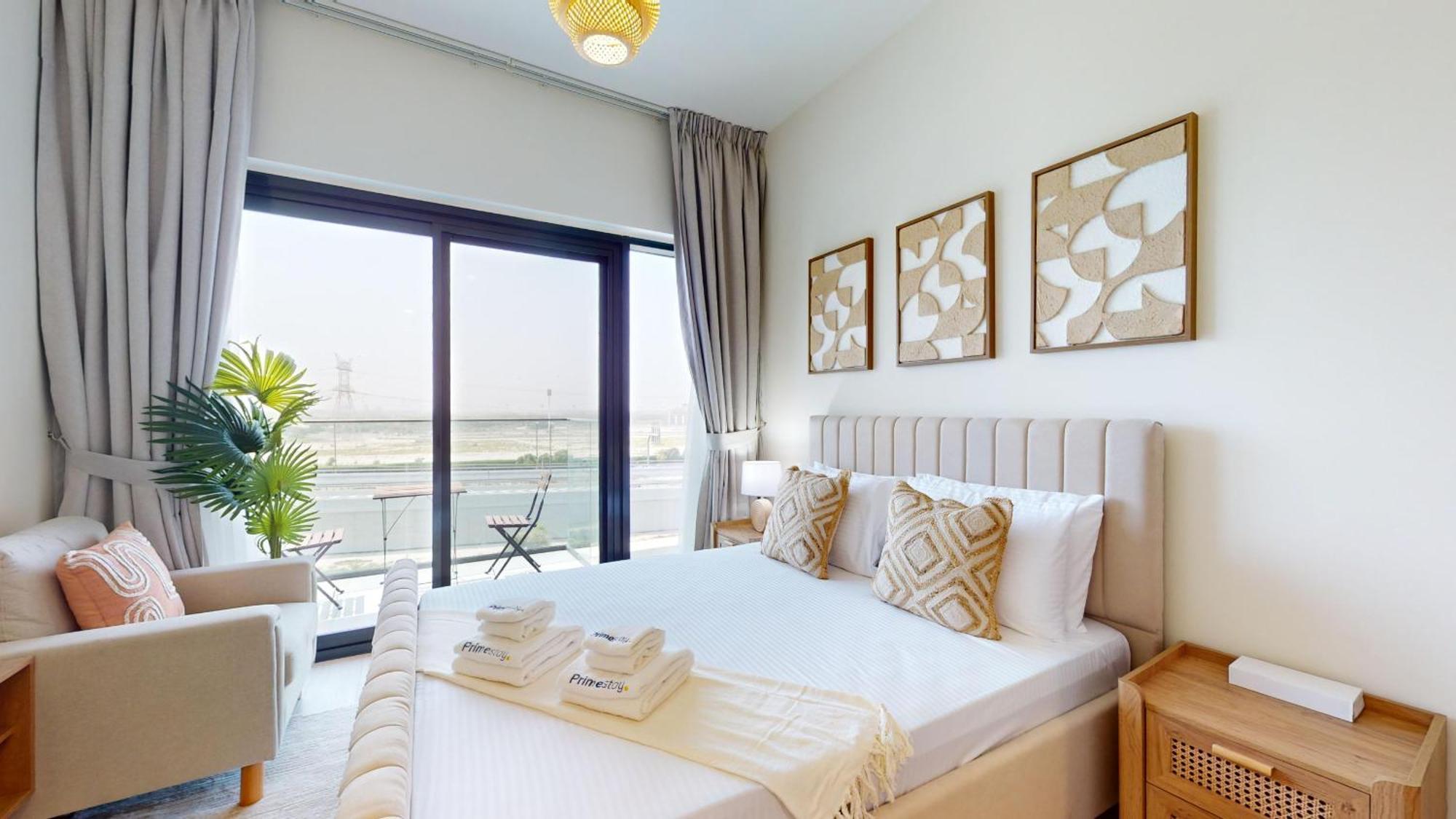 Primestay - Contemporary Studio In Azizi Riviera - Meydan Dubai Esterno foto