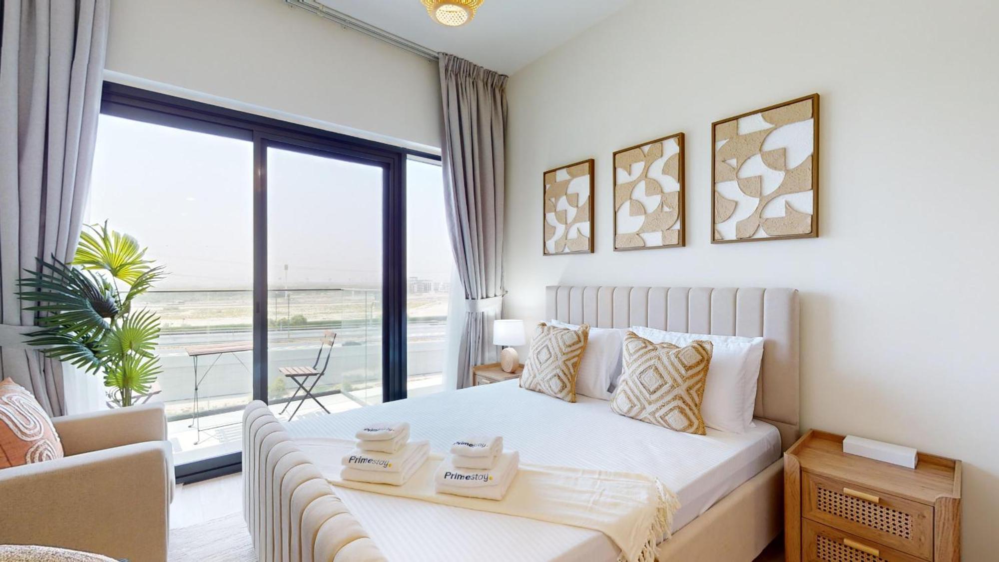 Primestay - Contemporary Studio In Azizi Riviera - Meydan Dubai Esterno foto